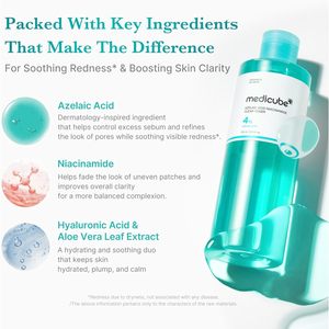 Tónico Facial Medicube con Ácido Azelaico y Niacinamida al 4%, 250 ml, para el Cuidado de la Piel con Problemas - Product Image 3