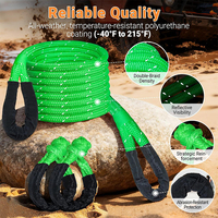 Sangle de remorquage robuste, corde de remorquage haute résistance en nylon, câble de remorquage tout-terrain pour camion, SUV, VTT, UTV, véhicule, secours d'urgence