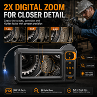 Endoscope électronique, instrument de contrôle non destructif, écran IPS de 4,3 pouces, indice de protection IP67, éclairage LED, résolution 640x480, 2X