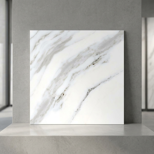 <b>Book</b> Match Series 600x600mm Matt Finish Marble Look Porcelain Tiles-Premium 20mm Interior/Outdoor Glazed Flooring Slabs Bathroom - Product Image 1