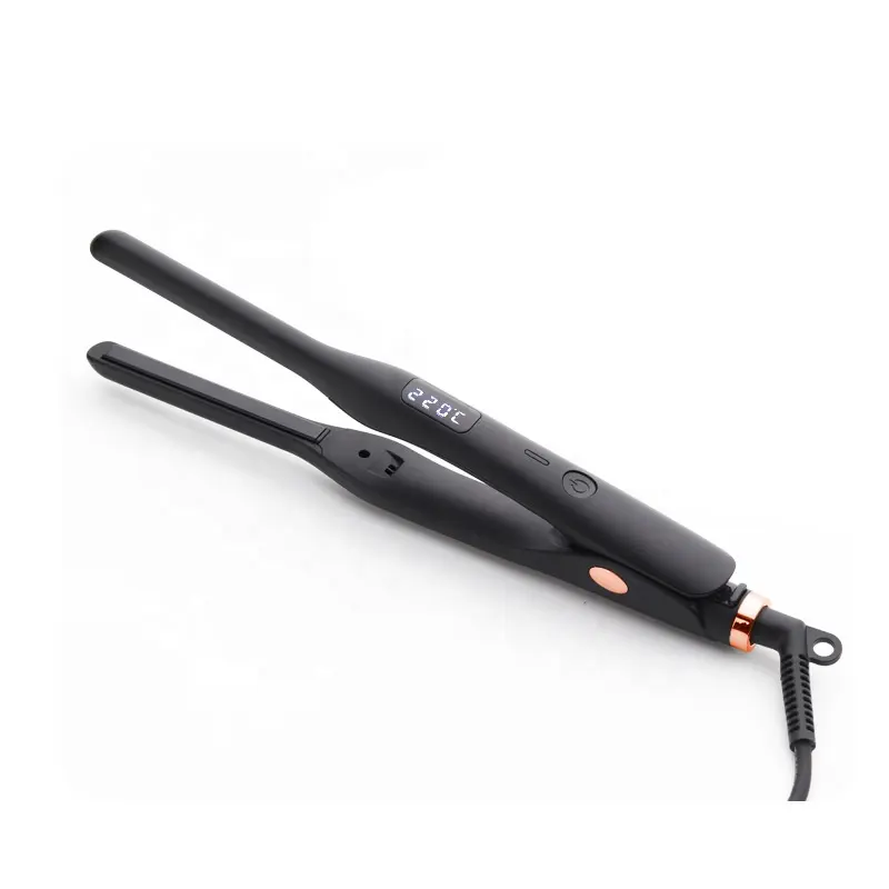 smart mini portable ceramic crimper hair Styling Tools curling flat iron hair straightener and curler 2 in 1