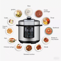 Autocuiseur Électrique Intelligent Multifonctionnel en Acier Inoxydable de 5 Litres pour Usage Domestique, Vente en Gros Usine OEM