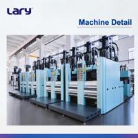 Machine de moulage par injection de semelles en caoutchouc LARY LRS165-4ST à 4 postes avec force de serrage de 1650 KN et moteur 380V pour chaussures de sécurité