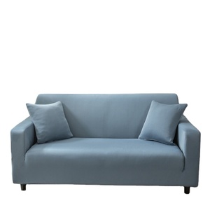 Design personnalisé, housse de canapé <span class=keywords><strong>3</strong></span> places en tricot élastique épais doux et extensible, couleur unie - Product Image 1