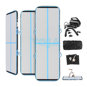 <span class=keywords><strong>Tapis</strong></span> de gymnastique personnalisé 6.6ft/10ft/13ft/16ft/20ft/23ft Piste de culbutage <span class=keywords><strong>gonflable</strong></span> en PVC <span class=keywords><strong>4</strong></span>/8 pouces d'épaisseur - Product Image 2