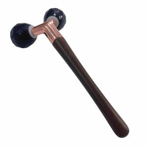 Rouleau de massage facial en pierre de jade, outil de soin de la peau personnalisé avec logo en obsidienne, vente chaude, rouleau de massage facial 3D - Product Image 5