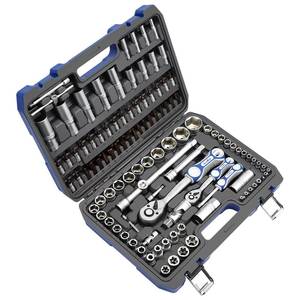 Steeltreks Hardware <b>Tool</b> Sets New Hot Selling Wholesale 108PCS Home Use CRV Plastic Toolbox Set Customizable OEM Hand <b>Tool</b> Kit - Product Image 1