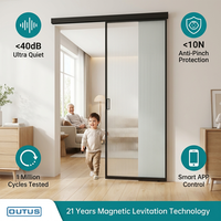 Motor Lineal de Levitación Magnética Sin Contacto OUTUS, DC 24V, Silencioso, para Puertas Correderas Automáticas en Hogares y Oficinas