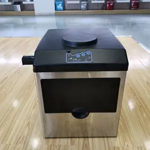 Máquina para hacer bloques de hielo, uso comercial doméstico, 25kg, con dispensador de agua