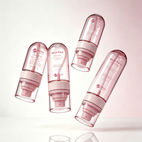 Nouvelle conception de flacon pulvérisateur en plastique 40ml 50ml 80ml 100ml, flacon pulvérisateur à brume fine sans angle, flacon de toner pour le visage à brume longue durée