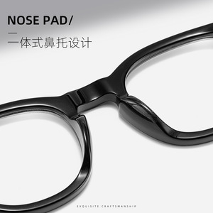 Montures de lunettes ovales en acétate de style coréen pour femmes, anti-UV, monture complète 88013, origine Danyang - Product Image 3
