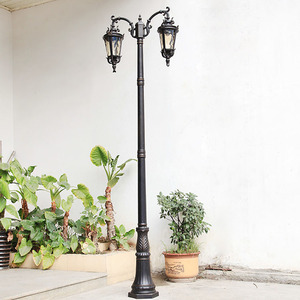 Lampadaire extérieur classique Casa <span class=keywords><strong>Marseille</strong></span>, étanche, pour jardin, poteau lumineux, lampes de jardin à LED - Product Image 4