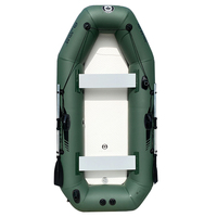 Bateau pneumatique Solarmarine 4 places en PVC, 260 cm, plancher gonflable, kayak pliable, dinghy, pont gonflable
