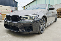 Kit de pare-chocs avant en fibre de carbone YX Performance pour BMW M5 F90 LCI Wide Body Upgrade à fixation par vis