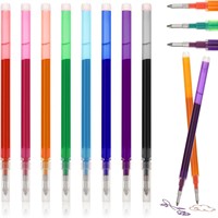 Nouvelle recharge effaçable en plastique thermosensible de 0,7 mm pour stylos à bille gel (usage pour marqueur sur cuir)
