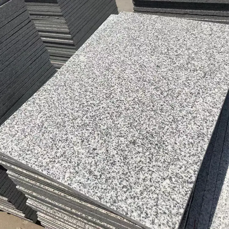 Granit ocağı fabrika 2cm cilalı taş granit yüzey plaka G603 granit duvar taşı