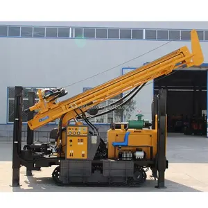 High Quality KW180 KW200 KW260 KW300 Rubber Crawler Type borehole water well drilling rig machine For Sale