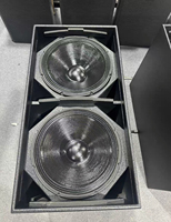 Vente chaude activité de plein air double 18 pouces subwoofer haut-parleur subwoofer passif, système de basses S218
