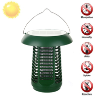Panneau solaire éclairage de jardin LED lutte contre les insectes lampe anti-moustiques