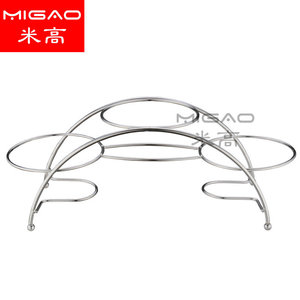 Estante giratorio para especias de acero inoxidable Migao, juego de 3 frascos con tapas y cucharas para almacenamiento en la cocina - Product Image 5
