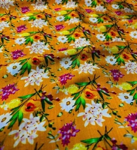 Satén Sulb de Primera Calidad, Ligero, con Impresión Digital Pura, de 44 Pulgadas, para Confección de Prendas y Vestidos - Product Image 1