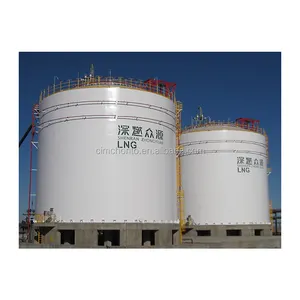 10000 ~ 50000m3 flat bottom self-supporting double layers LNG Cyogenic Liquid Storage Tank