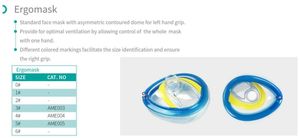 Anestesia medica maschera di ossigeno disinfettante tipo Eos per l'uso con macchina per anestesia - Product Image 3