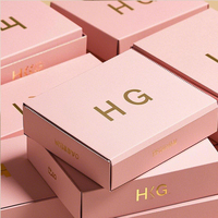 Boîtes d'expédition en papier kraft avec logo personnalisé, revêtement UV, doublure en éponge, emballage biodégradable et écologique pour chaussures et électronique