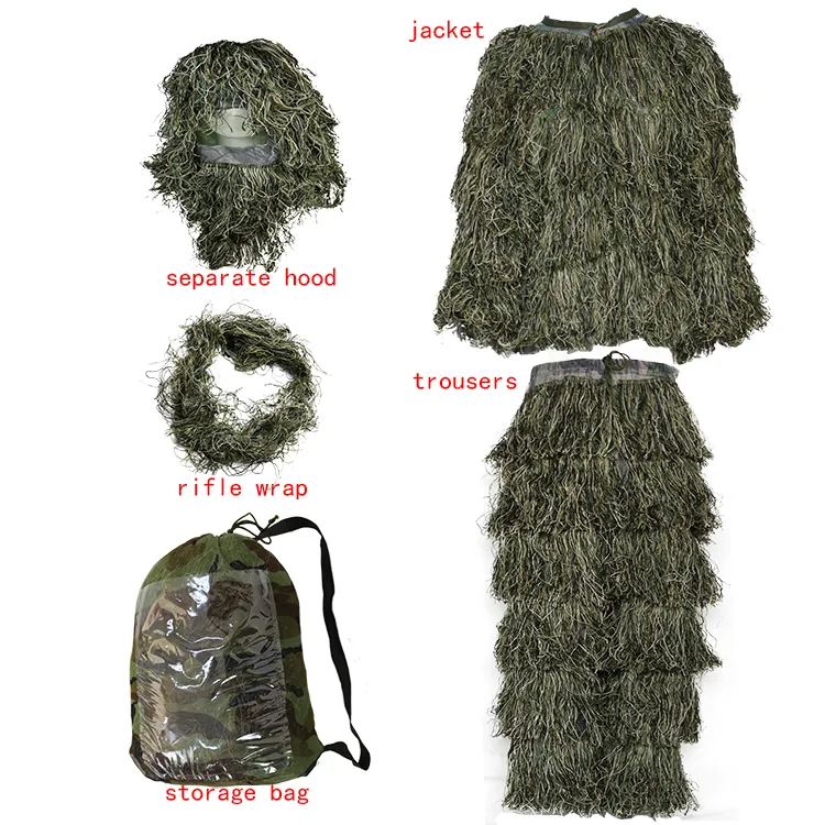 2022 Hunting product ghillie suit camouflage for hunting