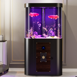 Grand aquarium en acrylique 170L élégant pour aquarium d'hôtel, accessoire d'aquarium en plastique <span class=keywords><strong>de</strong></span> qualité supérieure avec forme élégante - Product Image 2