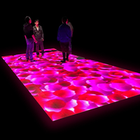 Écran LED de haute qualité P8.92 IP65 en alliage d'aluminium, affichage interactif, piste de danse vidéo
