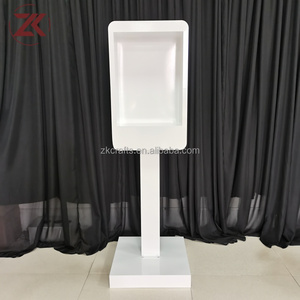Cabina Telefónica de Lujo ZKAI Color Brandy para Bodas y Fiestas, Estación Telefónica con Libro de Visitas de Audio para Guía de Entrada en Bodas - Product Image 4
