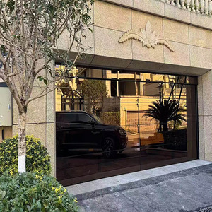 <span class=keywords><strong>Puerta</strong></span> <span class=keywords><strong>de</strong></span> <span class=keywords><strong>Garaje</strong></span> Automática Antirrobo <span class=keywords><strong>de</strong></span> Aluminio Negro y Vidrio Templado, Diseño Moderno Personalizado SHENGWEI, Garantía <span class=keywords><strong>de</strong></span> 5 Años - Product Image 2