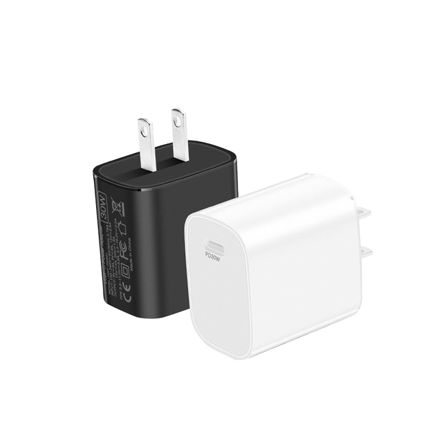 30W USB-C PD 3.0 Fast Wall Charger OTP Protected CE Certified for Mobile Phone Compatible iPhone for for Android
