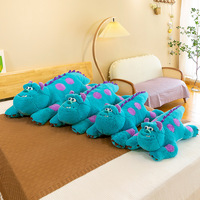 Vente flash Jouet en peluche Suley couché dessin animé Grand monstre bleu Oreiller Cadeau pour enfants Peluches