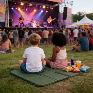 Hot Sale Foam <b>Seat</b> Cushion Comfortable Portable Waterproof Music Picnic Mat With <b>Storage</b> Bag for Farm Festivals - Product Image 3