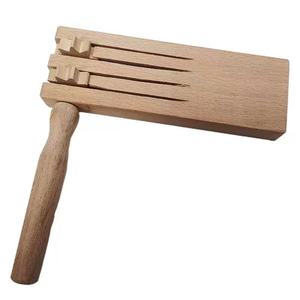Tablero de torneado de madera natural al por mayor, tablero de curandero, doble fila, precio de fábrica OEM, accesorios para instrumentos musicales, cartón ODM - Product Image 4