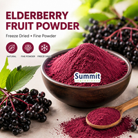 Bubuk Ekstrak Buah Elderberry Kering Beku Larut Air Grosir, Bahan Baku Bubuk Jus Elderberry Murni Kelas Makanan