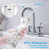 H2ofloss professionnel eau dentaire fil sans fil 5 Modes Portable irrigateur Oral IPX7 étanche dents nettoyage fil d'eau