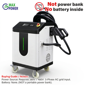 Cargador Portátil para Vehículos Eléctricos MAX POWER Mobile, Entrada <span class=keywords><strong>de</strong></span> 480V, 80kW, CCS2 GBT DC, Estación <span class=keywords><strong>de</strong></span> Carga Rápida para Model 3 - Product Image 1