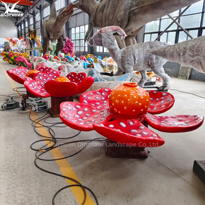 Decoración de jardín botánico salvaje, planta mecánica realista, flor de Rafflesia animatrónica a la venta, parque temático de modo animatrónico - Product Image 6
