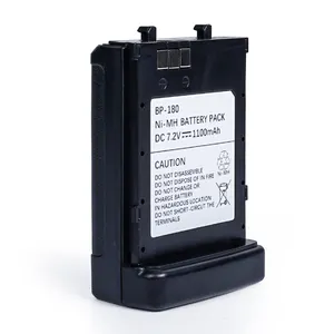 BP-180 7,2 V 1100 mAh Walkie Talkie Ni-MH-Batterie für ICOM IC-F3 IC-F4 IC-21AE Funkgeräte