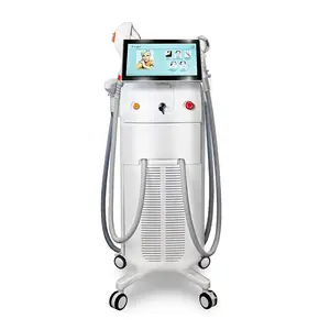 Máquina de depilación láser de diodo multifunción 4 en 1 de 808nm, máquina láser de depilación permanente sin dolor de titanio y hielo