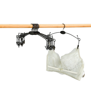 Gancio di biancheria intima in metallo in acciaio inossidabile <span class=keywords><strong>per</strong></span> pantaloni vestiti gioielli appendiabiti in plastica <span class=keywords><strong>per</strong></span> la conservazione del guardaroba <span class=keywords><strong>per</strong></span> uso bagno - Product Image 5