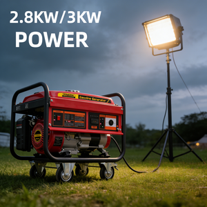 Hot Sale 4-Stroke Auto Start 50/60Hz 2.8/3KW High Output Portable <b>Gasoline</b> <b>Generator</b> Set for Home Use 220V AC - Product Image 1