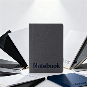 Customized Printing <b>A3</b> Size Hardcover PVC/PP Cover Dotted & Lined 100gsm <b>Paper</b> Blank Notebook with Elastic Band and Pocket - Product Image 1