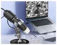 Microscope numérique 1600X le moins cher, analyseur de peau et de follicules pileux avec imagerie électronique PCBA pour la réparation de téléphones