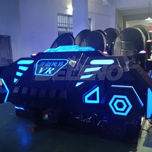 360 Degree Rotation Indoor VR Game Machine Amusement 6 Seats 9D VR Cinema Simulator For Sale