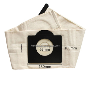 Sacs d'aspirateur universels Sac à poussière lavable pour <span class=keywords><strong>Rowenta</strong></span> ZR814 Karchers HR6675 Sac à poussière réutilisable livraison directe - Product Image 5