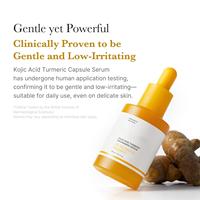 Sérum éclaircissant hydratant lissant à l'acide kojique, au curcuma et à la niacinamide, formule coréenne OEM